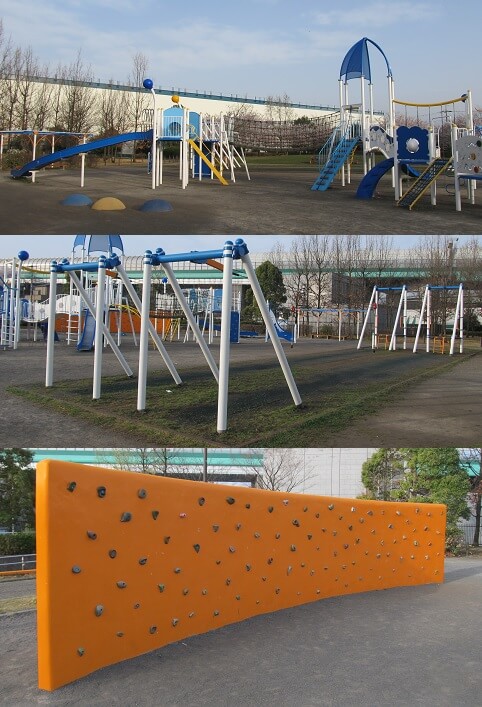 大泉橋戸公園の子供向け遊具