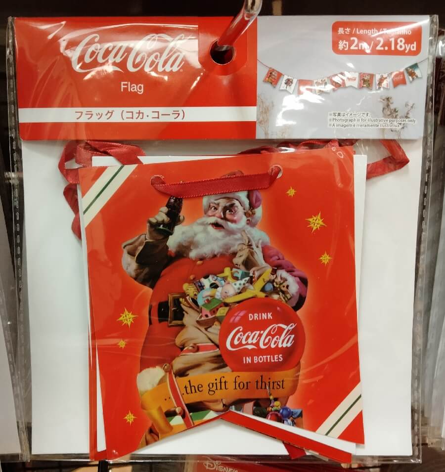 コカ・コーラのクリスマス向けフラッグ